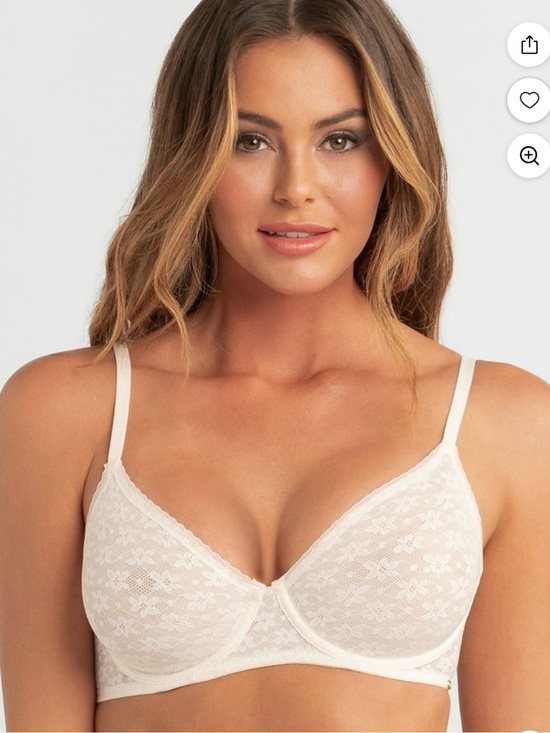 Jessica Simpson Other - NWT Jessica Simpson Cream Lace Balconette Underwire Bra 38D